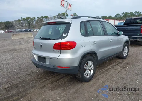 2015 Volkswagen Tiguan S из США, поврежденный, VIN WVGAV7AX0FW547202